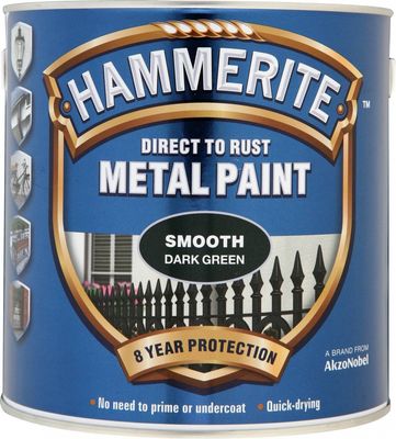 HAMMERITE SMOOTH DARK GREEN 2.5LT