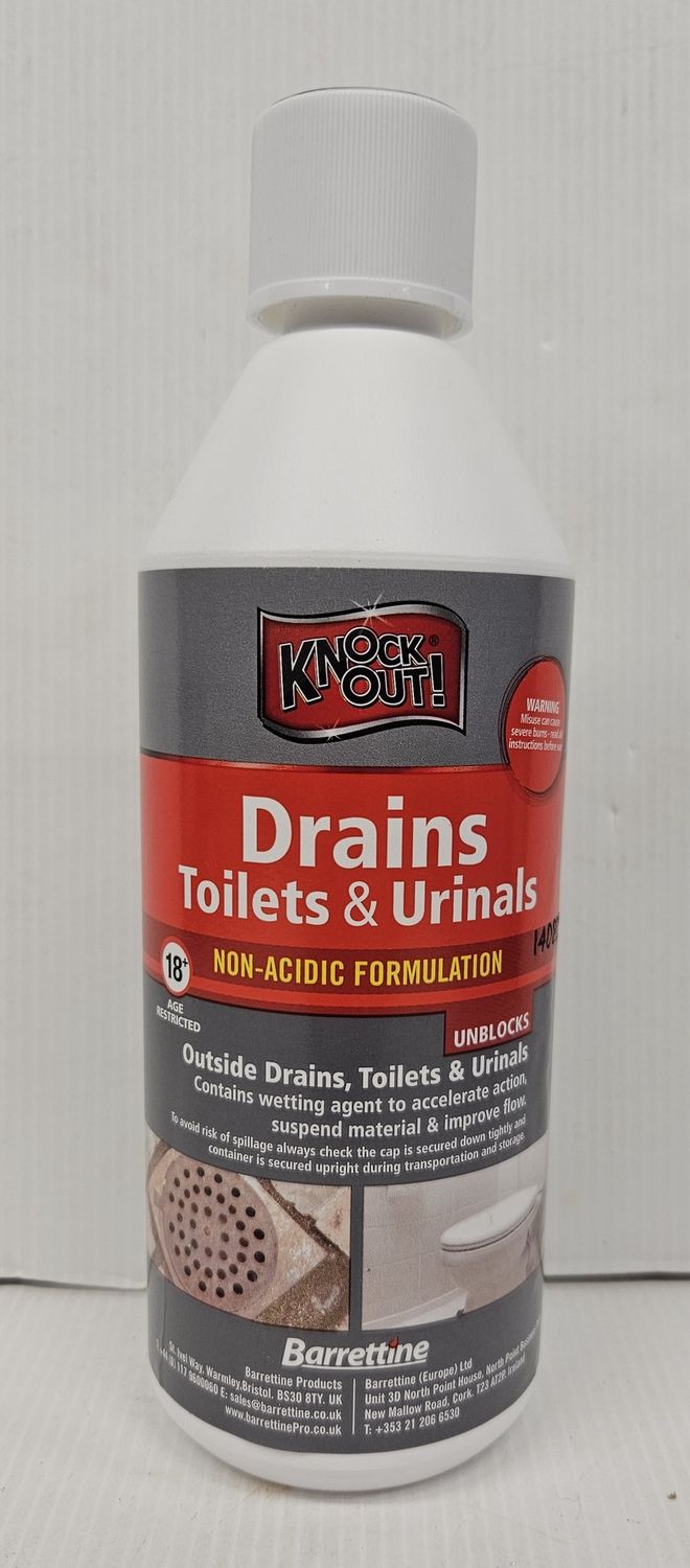 KNOCKOUT DRAIN TOILET &amp; URINAL 500ML