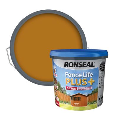 RONSEAL FENCE LIFE PLUS HARVEST GOLD 5L