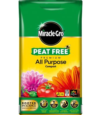 MIRACLE GRO ALL PURPOSE PEAT FREE COMPOST