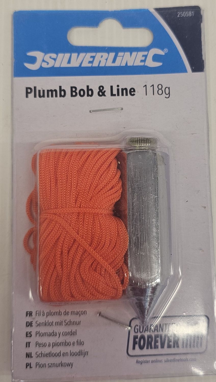 115G PLUMB BOB &amp; LINE