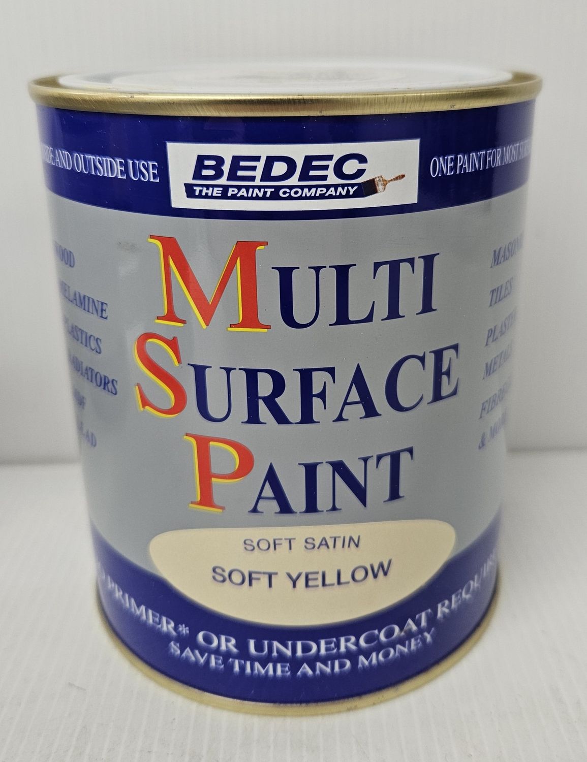 BEDEC MSP SOFT YELLOW SOFT SATIN 750ML