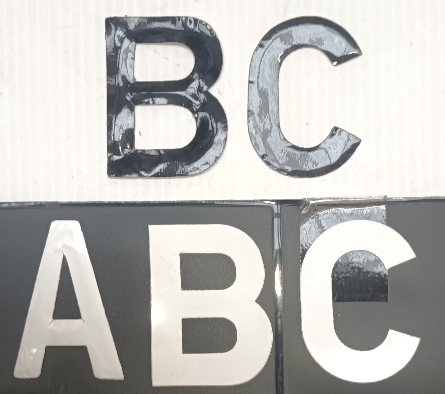 LETTERS &amp; NUMBERS 45MM SELF ADHESIVE