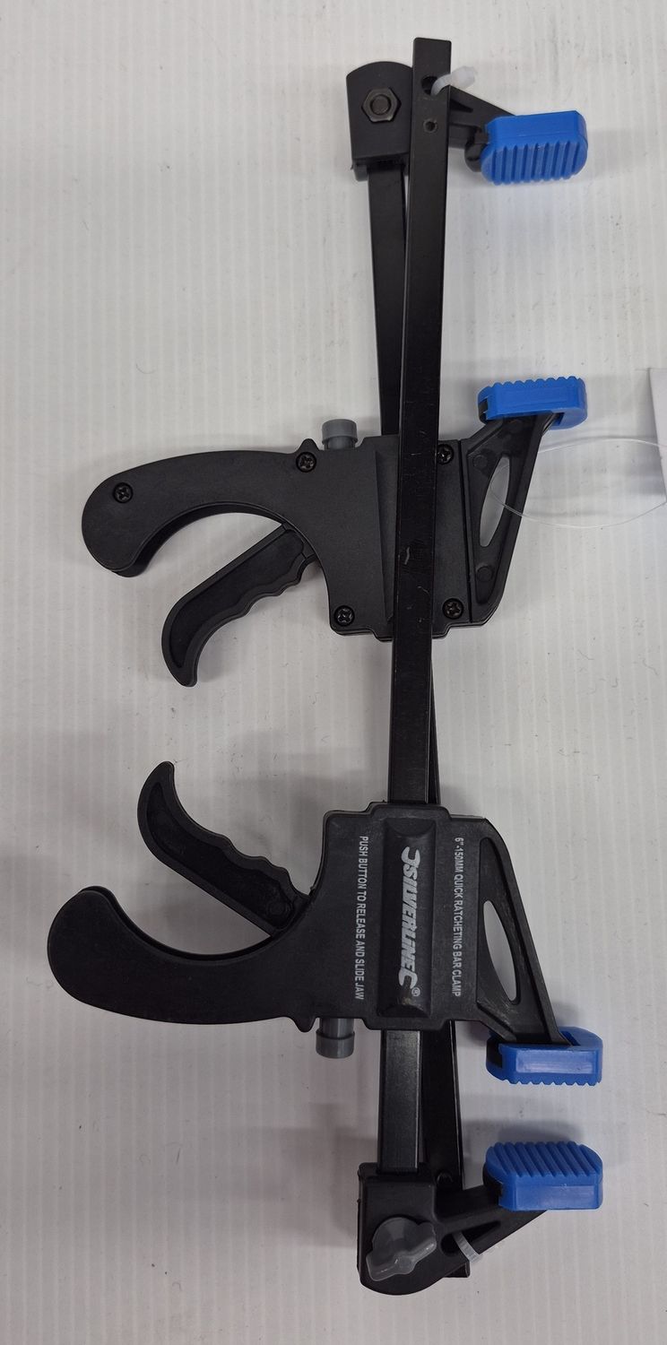 SILVERLINE MINI CLAMPS 2PK 150MM