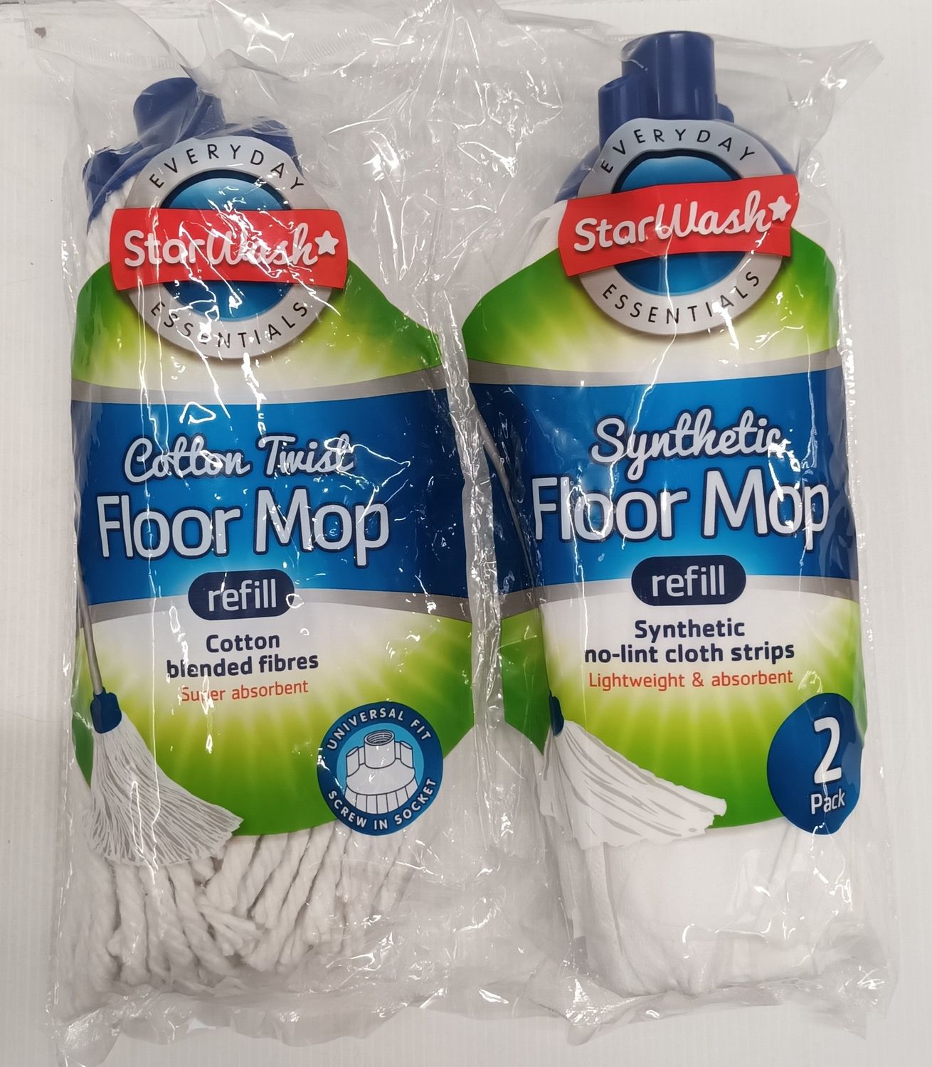 2 Pack Floor Mops