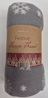 FESTIVE FLEECE THROW (3734620)