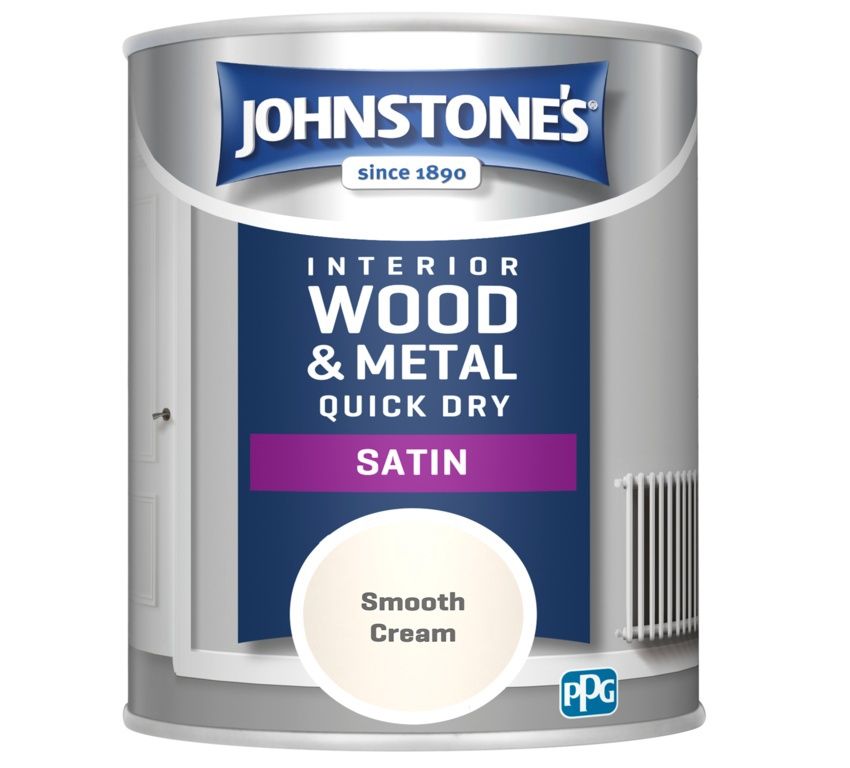 JOHNSTONES  QUICK DRY SATIN SMOOTH CREAM 750ML