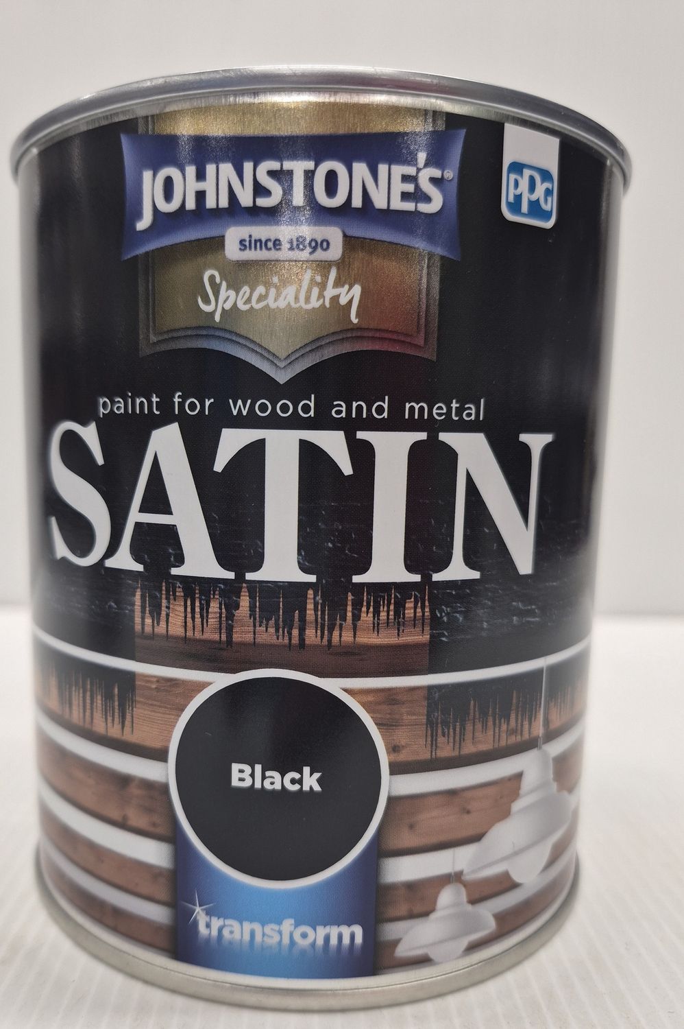 JOHNSTONES  SATIN BLACK 750ML