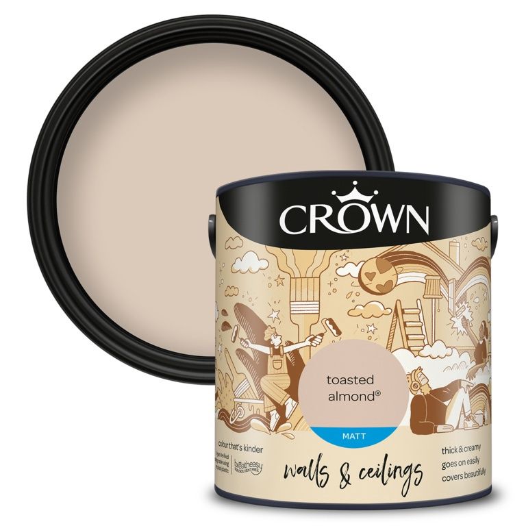 CROWN MATT TOASTED ALMOND 2.5L
