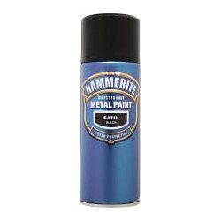 HAMMERITE AEROSOL SATIN BLACK 400ML