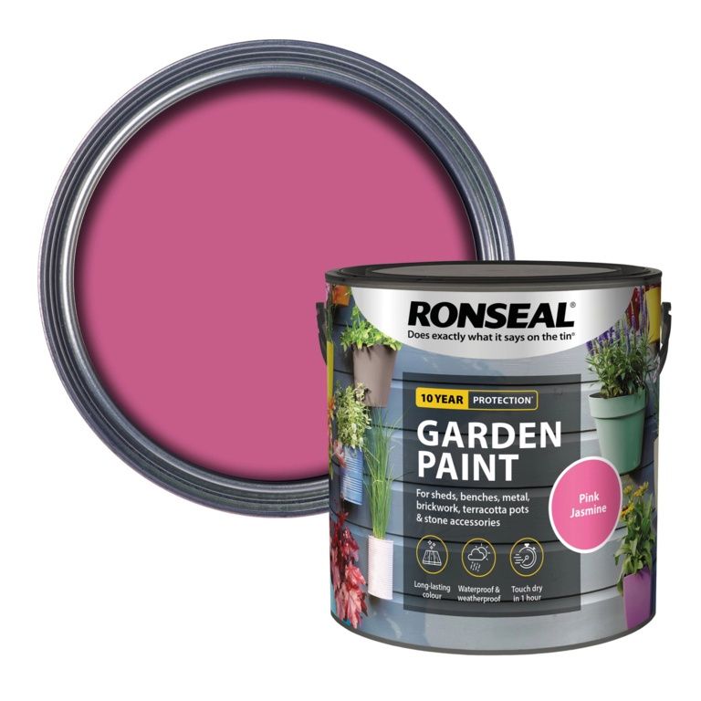 RONSEAL GARDEN PAINT 2.5L PINK JASMINE