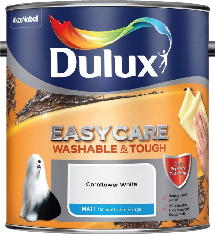 DULUX EASYCARE CORNFLOWER WHITE 2.5L