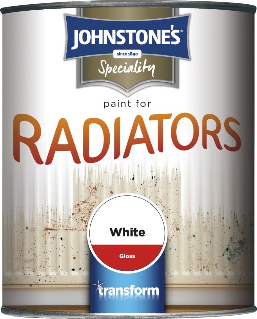 JOHNSTONES  RADIATOR PAINT GLOSS 750ML