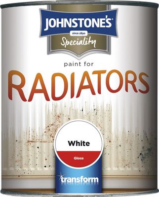 JOHNSTONES  RADIATOR PAINT GLOSS 750ML