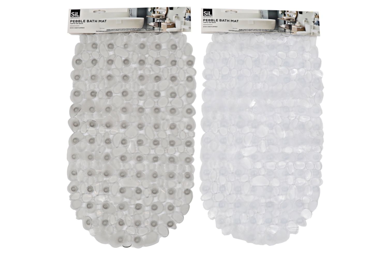 PEBBLE BATH MAT 69x37cm