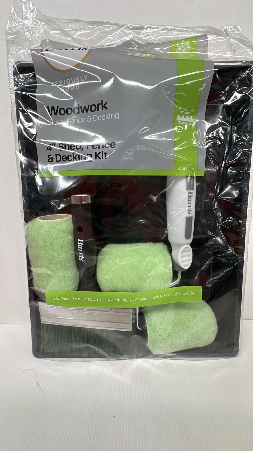 HARRIS SERIOUSLY GOOD SHED , FENCE &amp; DECKING KIT 5 pieces