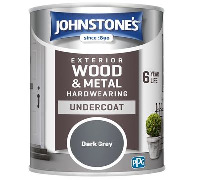 JOHNSTONES EXTERIOR UNDERCOAT GREY 750ML