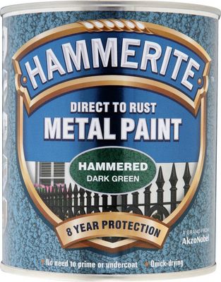 HAMMERITE HAMMERED DARK GREEN 750ML