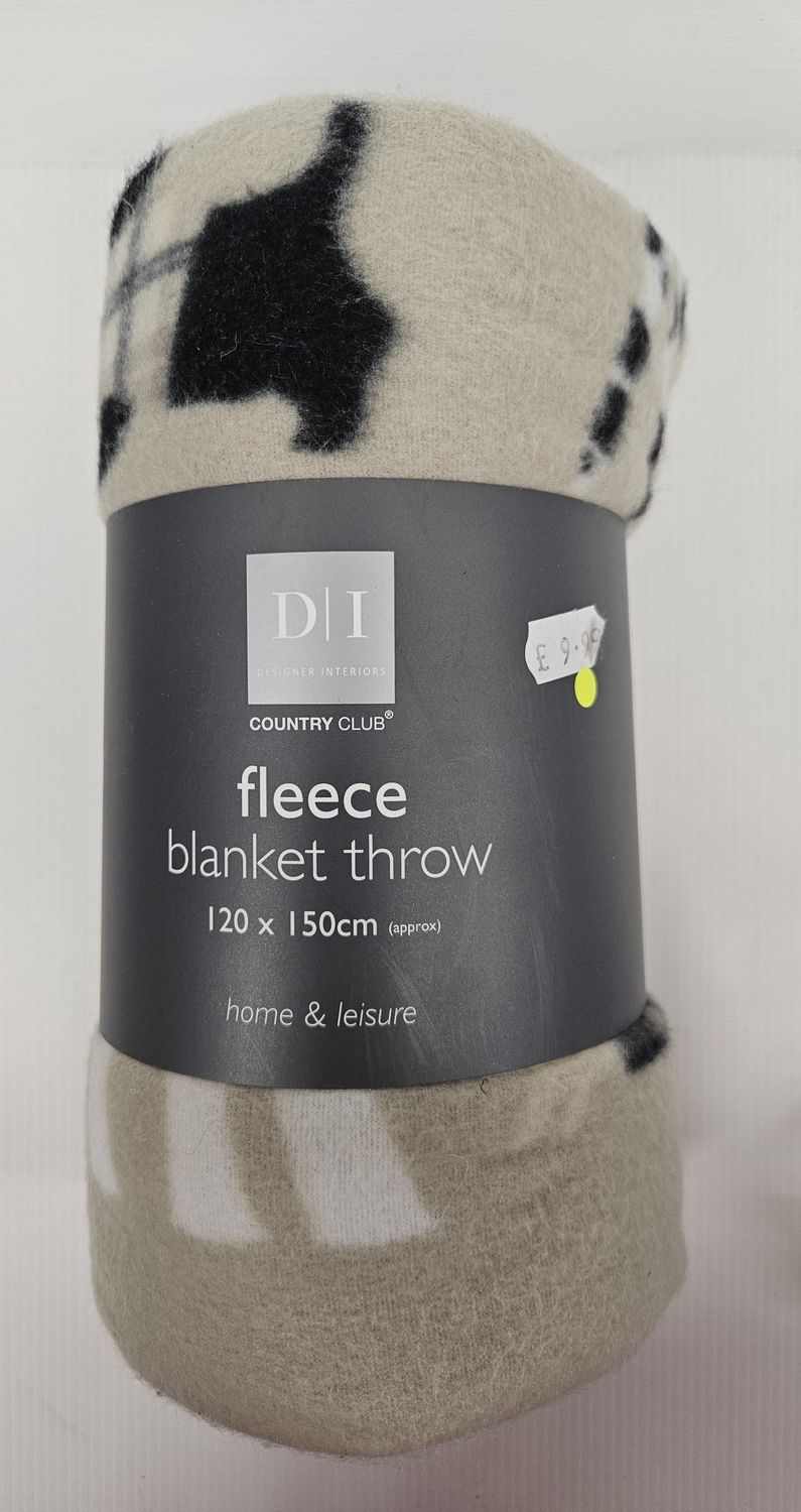 DOGS FLEECE THROW 120X150CM