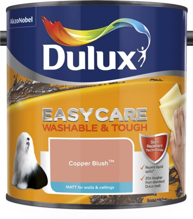 DULUX EASYCARE COPPER BLUSH 2.5L