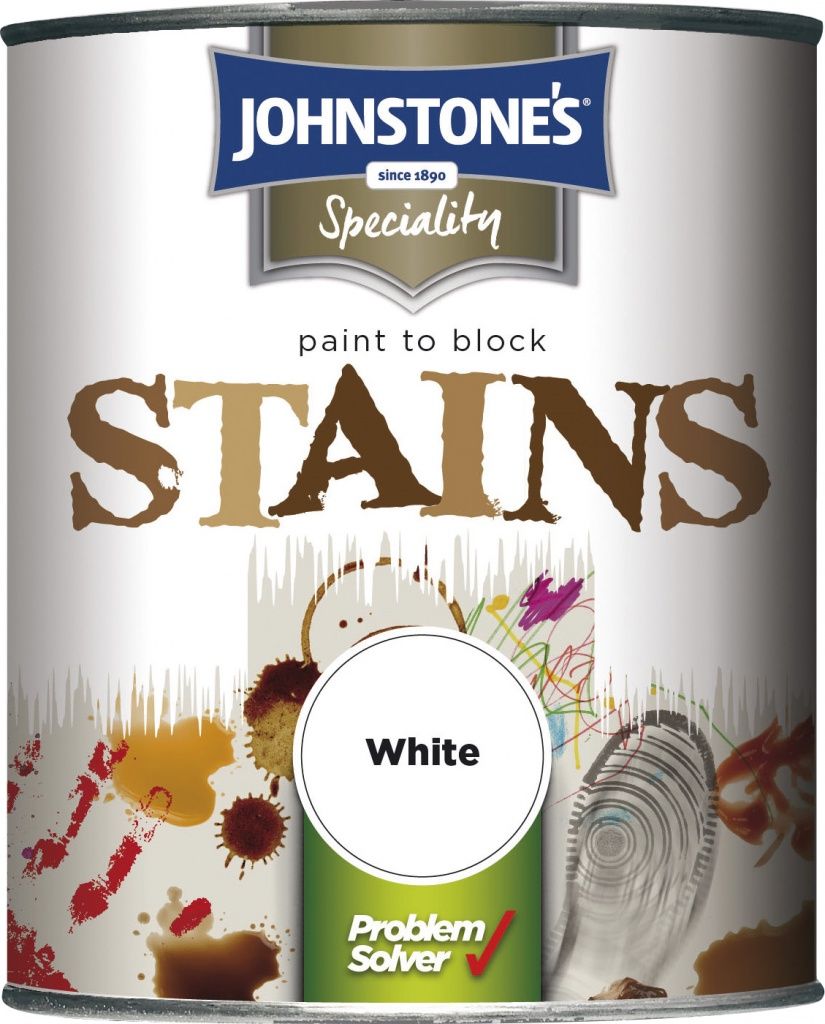 JOHNSTONES STAIN BLOCK PAINT 750ML