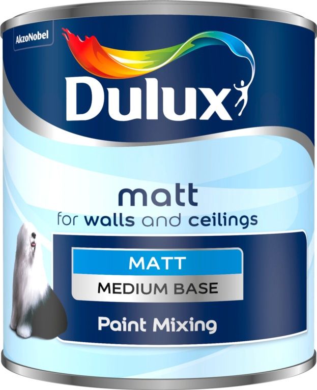 DULUX MATT MEDIUM BASE 1L