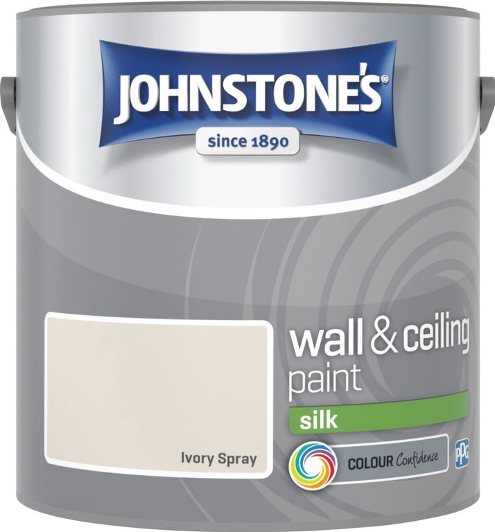 JOHNSTONES  SILK IVORY SPRAY 2.5LT
