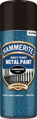 HAMMERITE HAMMERED AERO BLACK 400ML
