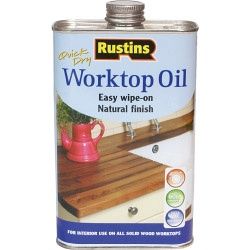 RUSTINS QUICK DRY WORKTOP OIL 500ML