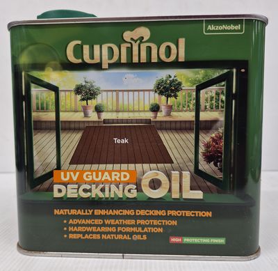 CUPRINOL DECKING OIL TEAK 2.5LT