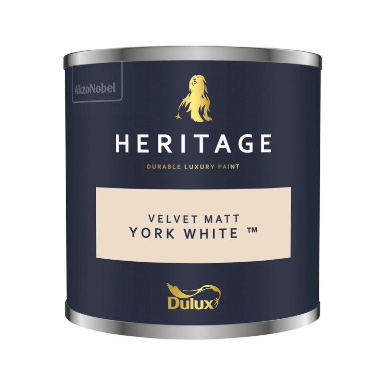 DULUX HERITAGE TESTER YORK WHITE 125ML