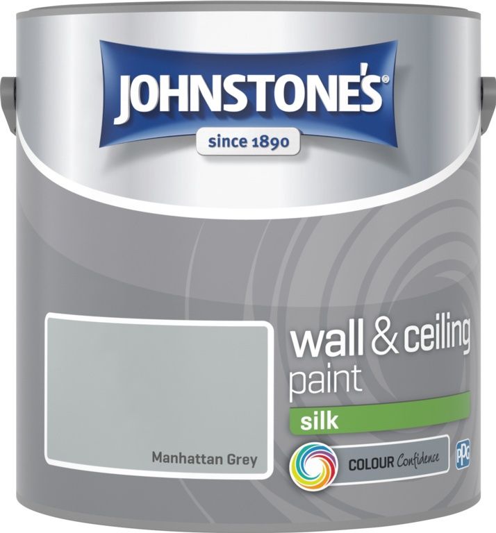 JOHNSTONES SILK MANHATTAN GREY 2.5LT