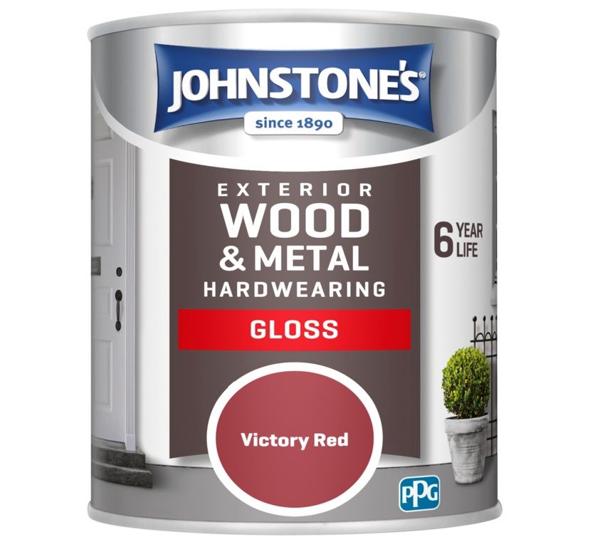 JOHNSTONES  EXTERIOR GLOSS VICTORY RED 750ML