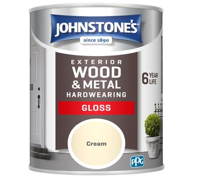 JOHNSTONES  EXTERIOR GLOSS CREAM 750ML