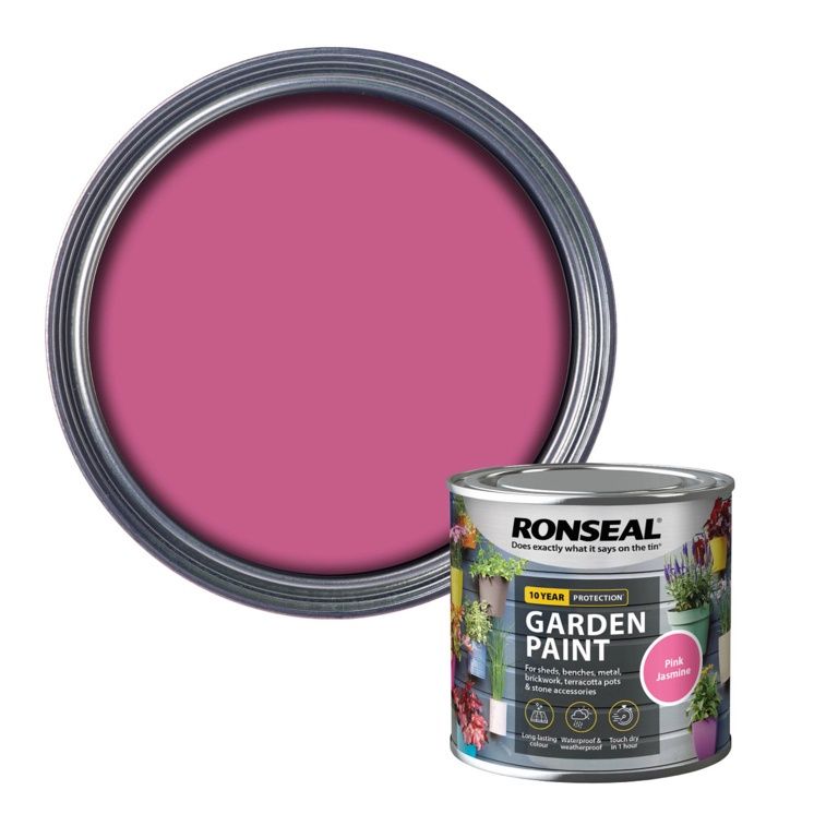 RONSEAL GARDEN PAINT PINK JASMINE 250ML