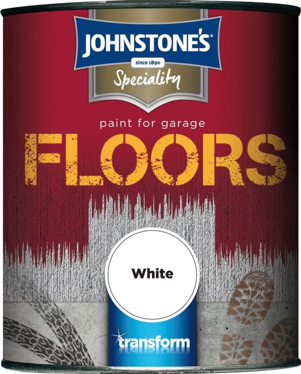 JOHNSTONES  FLOOR PAINT WHITE 750ML
