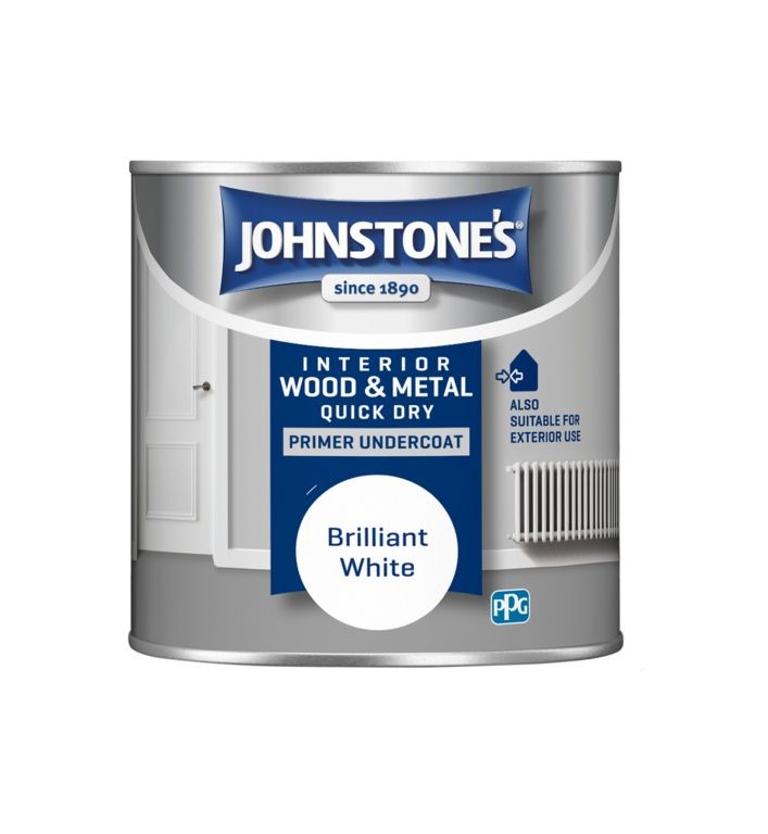 JOHNSTONES  QUICK DRY PRIMER UNDERCOAT 250ML