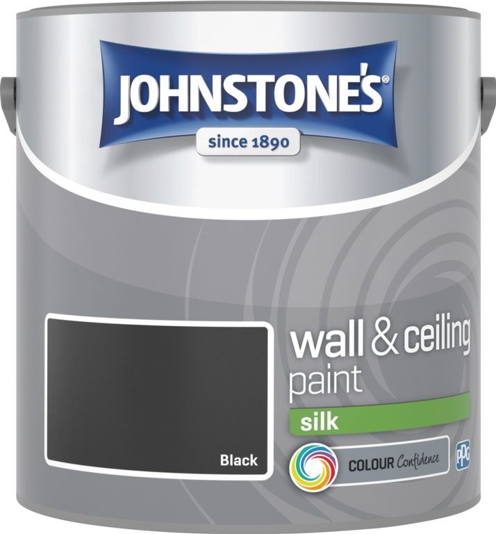 JOHNSTONES  SILK BLACK 2.5LT