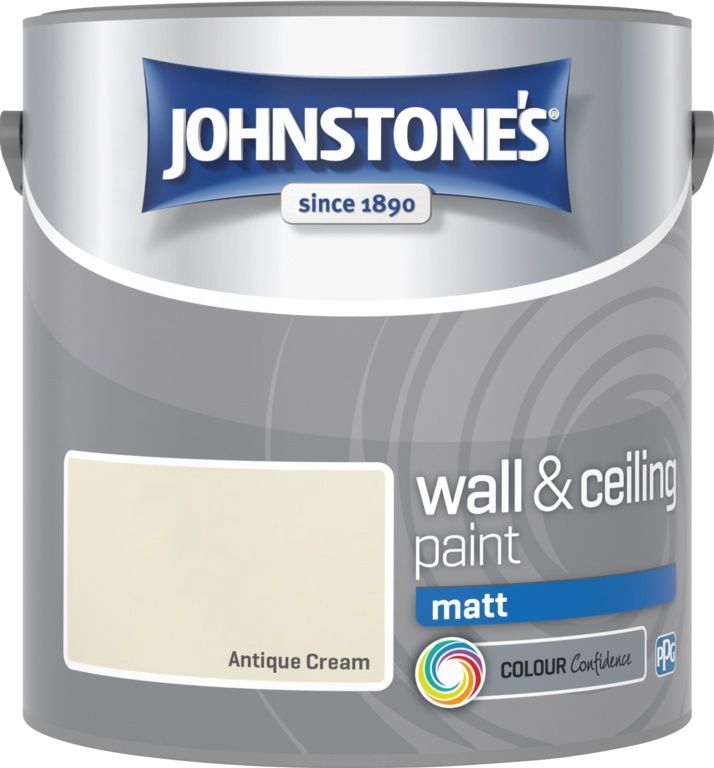 JOHNSTONES  MATT ANTIQUE CREAM 2.5LT