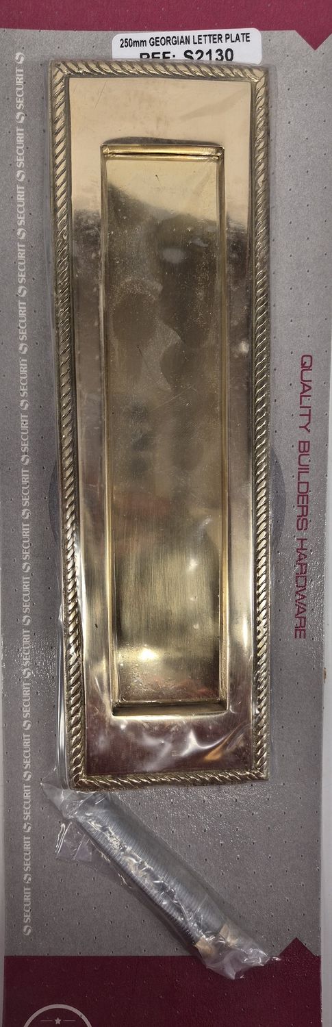GEORGIAN LETTER PLATE 250MM S2130