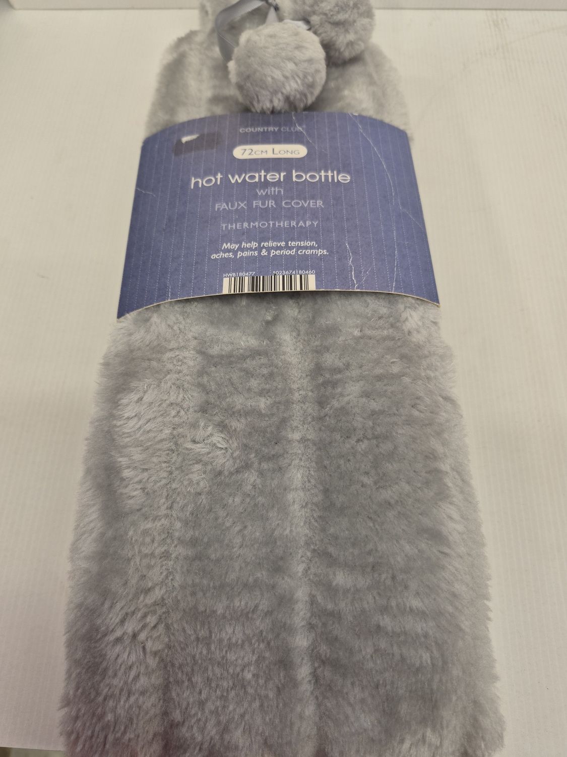 FAUX FUR LONG HOT WATER BOTTLE