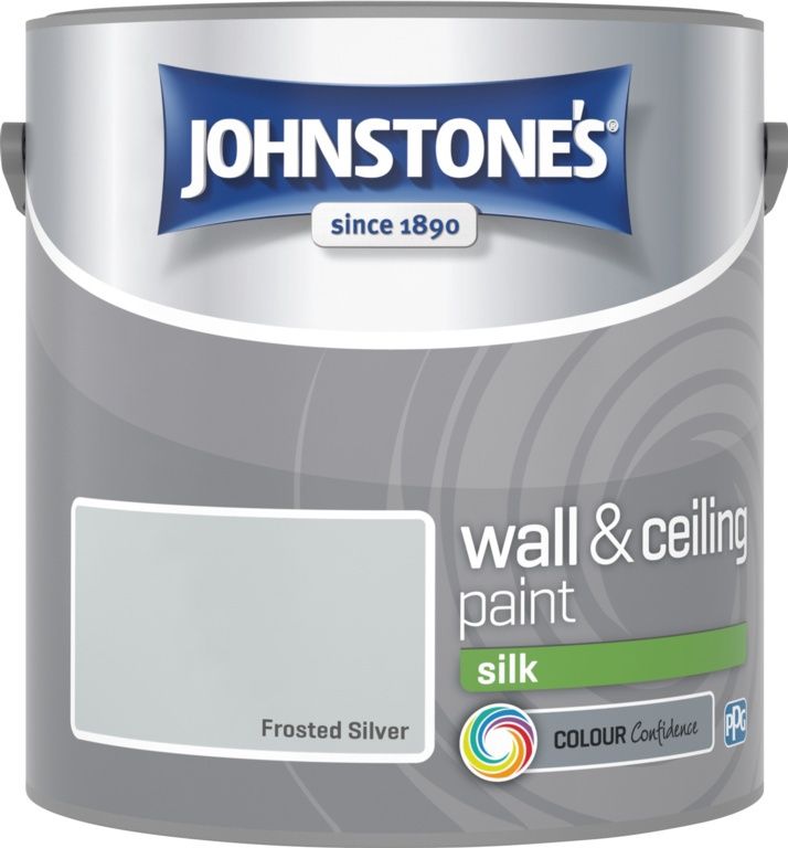 JOHNSTONES SILK FROSTED SILVER 2.5LT