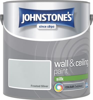 JOHNSTONES SILK FROSTED SILVER 2.5LT