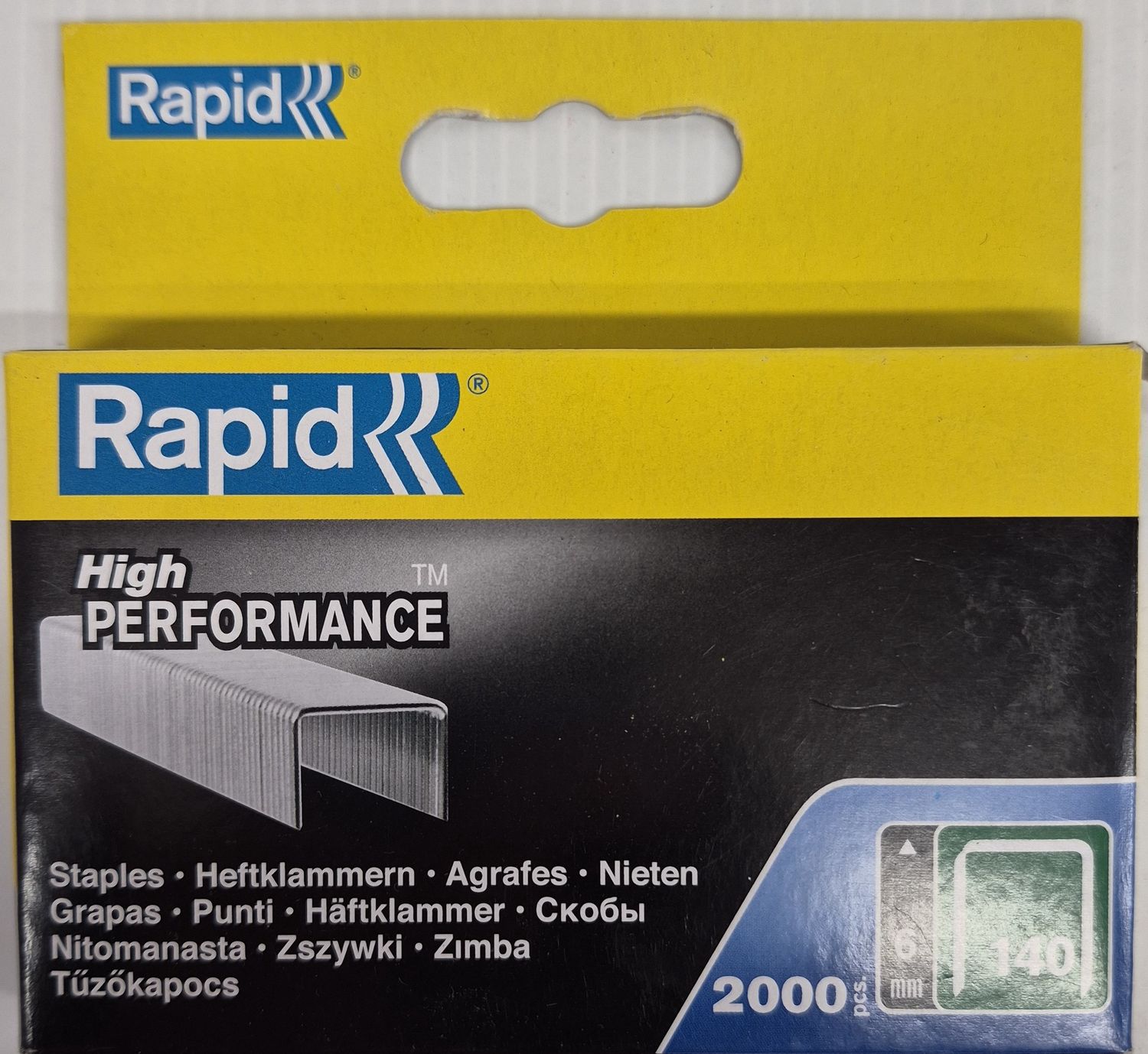 RAPID 140/6 6MM STAPLES (2000)