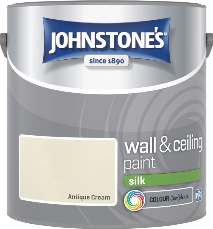 JOHNSTONES  SILK ANTIQUE CREAM 2.5LT