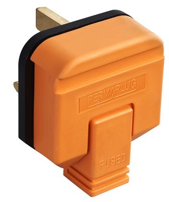 13 AMP PLUG ORANGE