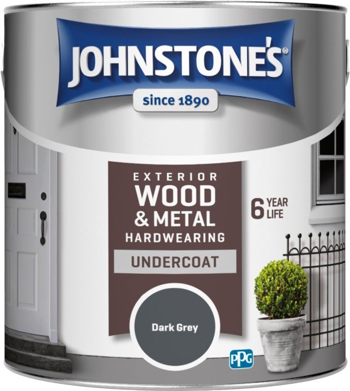 JOHNSTONES EXTERIOR UNDERCOAT GREY 2.5LT