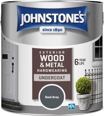 JOHNSTONES EXTERIOR UNDERCOAT GREY 2.5LT