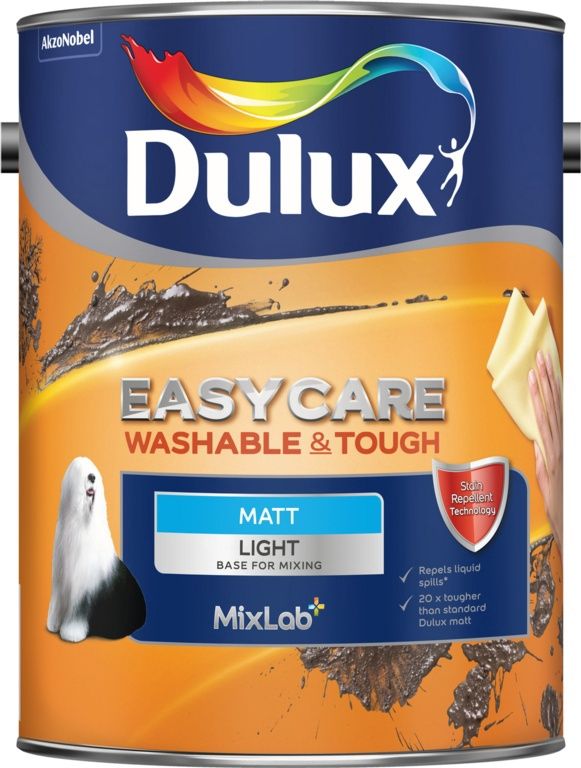 DULUX EASYCARE MATT BASE LIGHT 5LT