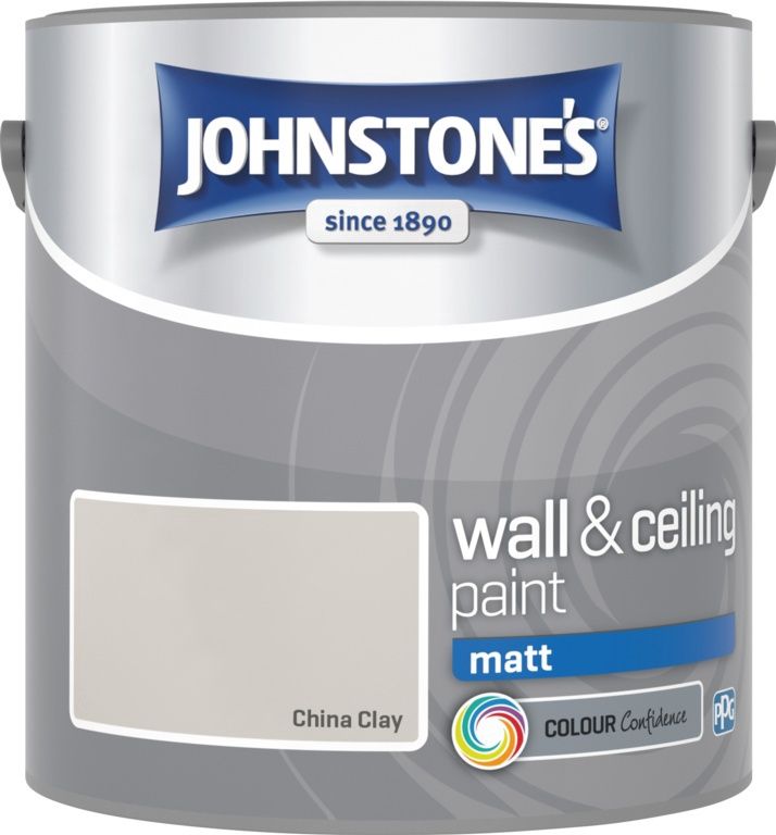 JOHNSTONES MATT CHINA CLAY 2.5LT